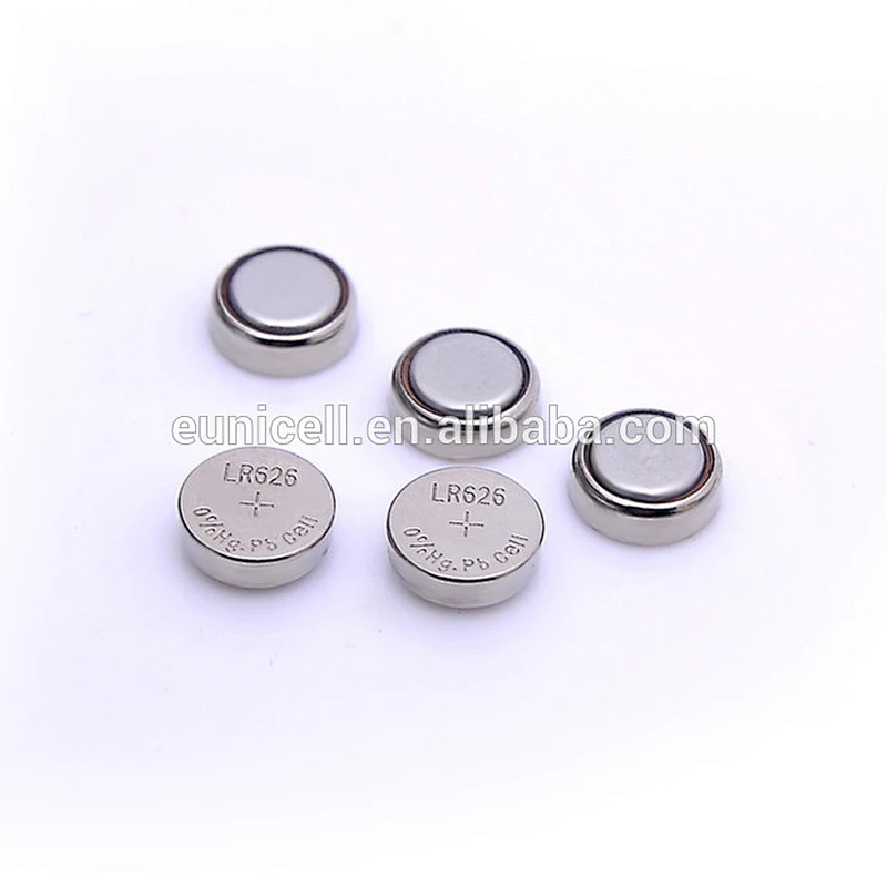 Factory price AG4 button cell LR626 1.5v alkaline dry batteries full size