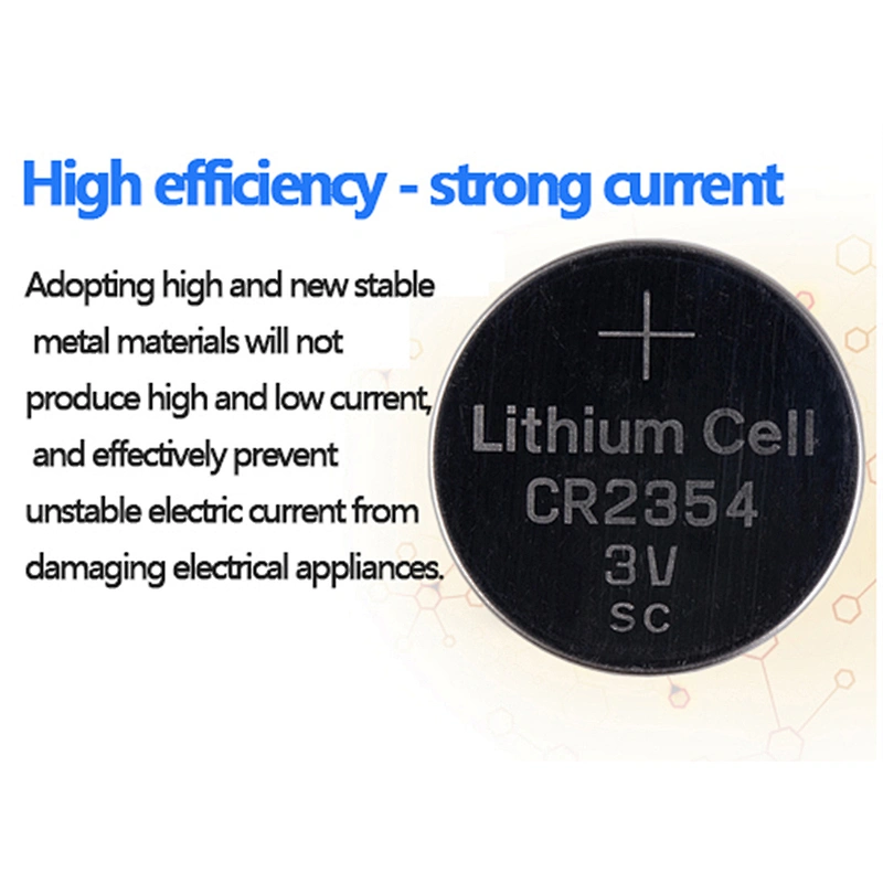 High quality CR2354 Lithium Button Cell Battery for Vx510