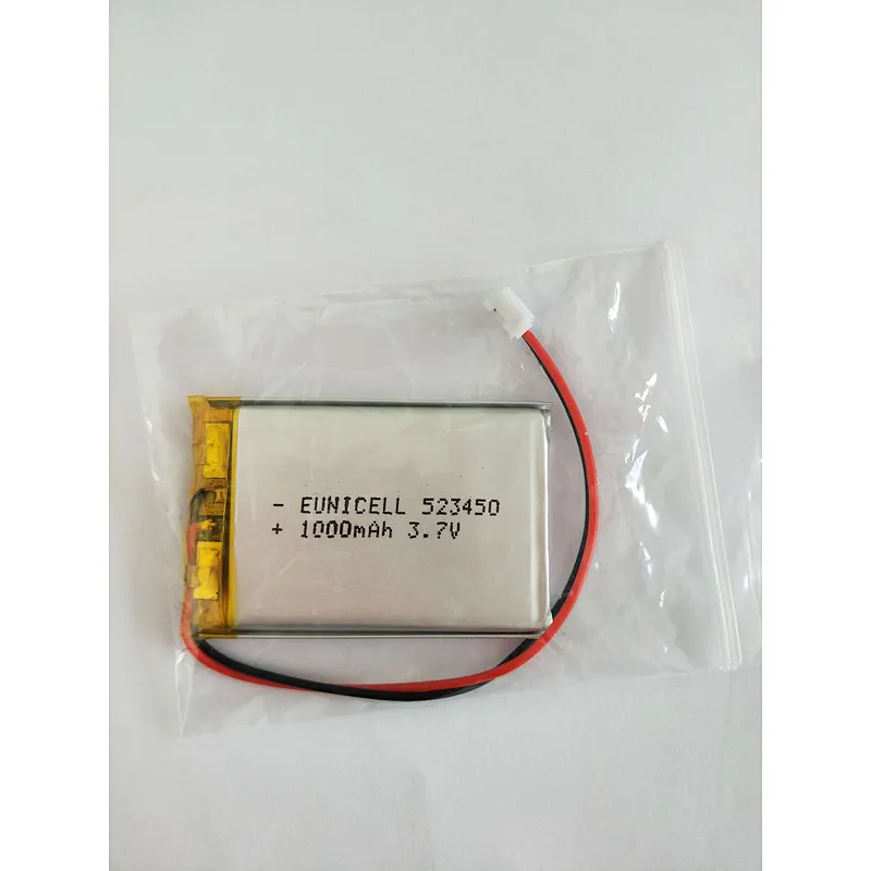 lithium polymer battery 523450 3.7v lipo battery for MP3 earphone