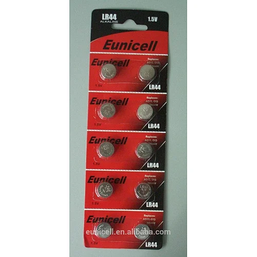 0% hg&pb LR44( AG13) alkaline button cell battery
