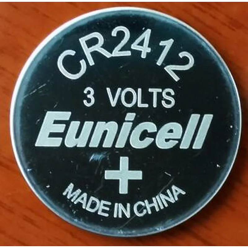 Eunicell CR2412 Remote Key Fob Lithium 3v Battery DL2412 Coin Cell