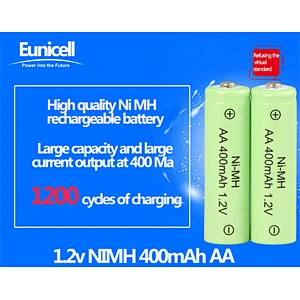 High-power Ni-MH AA Rechargeable Battery 1.2V NiMh aa 1200mAh Battery