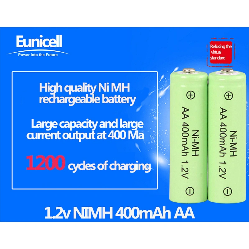 High-power Ni-MH AA Rechargeable Battery 1.2V NiMh aa 1200mAh Battery