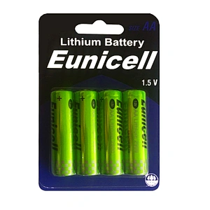 Eunicell Ultimate Lithium AA L91 FR6 FR14505 1.5V Battery AA AAA