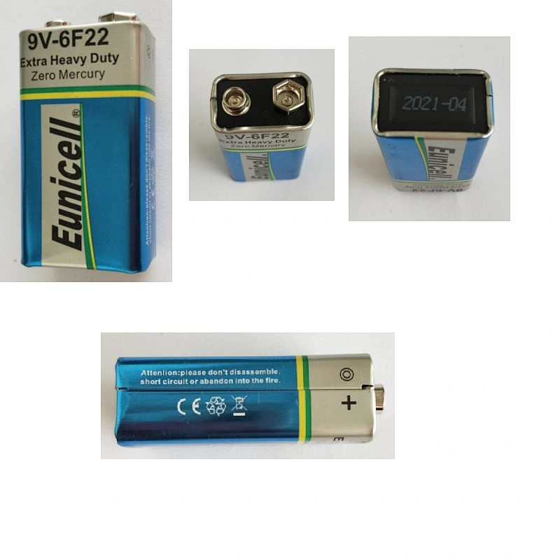 Hot sell 9v 6f22 006 batteries from China factory