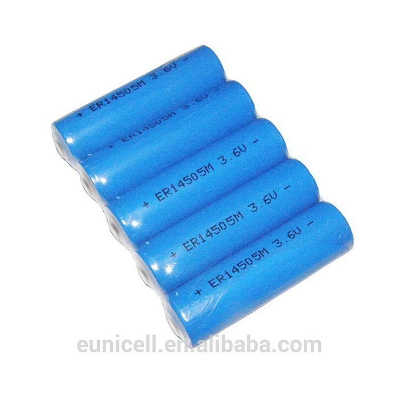 Li-SOCl2 battery ER 14505 AA size 3.6V lithium battery 2400mAh