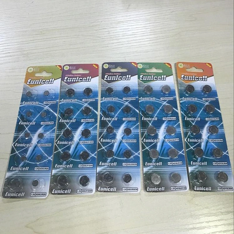 LR43 Coin Cell Button battery AG12 SR43W SR43 1.5V alkaline