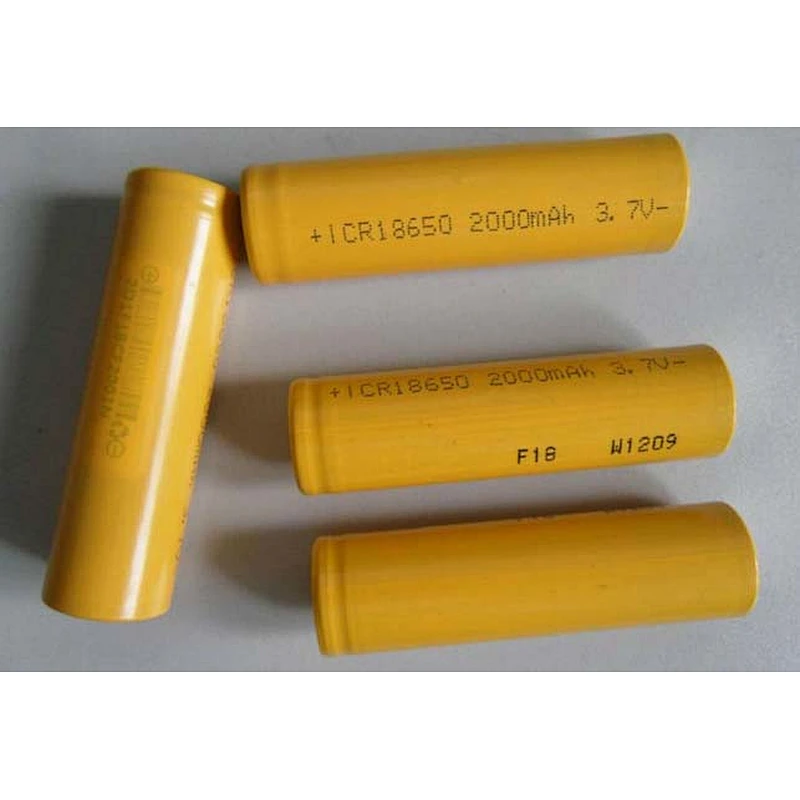 lipo pack Lithium Ion LIR 18650 3.7V rechargeable battery alibaba