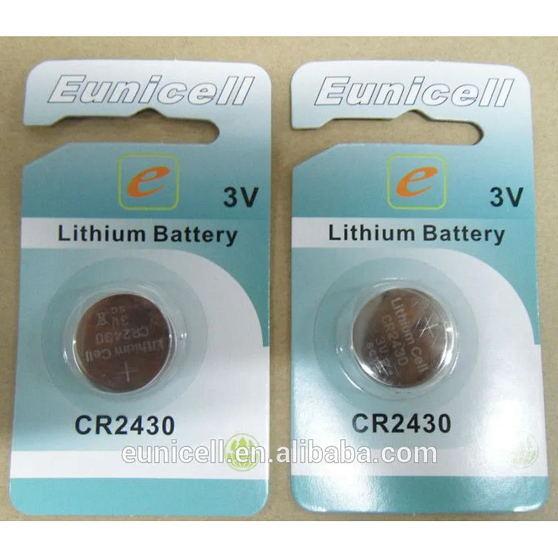 CR2430 lithium coin battery 3v Lithium battery batteries