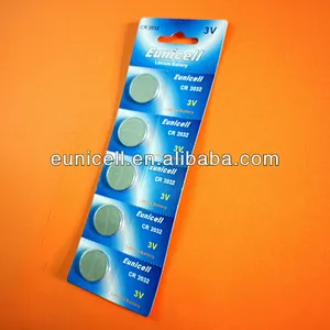Lithium ion button battery CR2032 3v 210mah