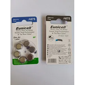 Eunicell Hearing aid batteries A312  A10  A13 A675  1.45V