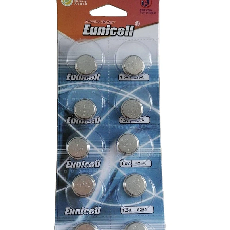 Eunicell  A625 LR9 PX625A 0% hg pb 1.5V Alkaline Button cells battery Mercury free