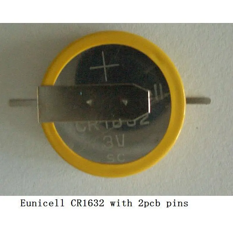 High quality 3v cr1632 with pin tabs lithium button cell batteries