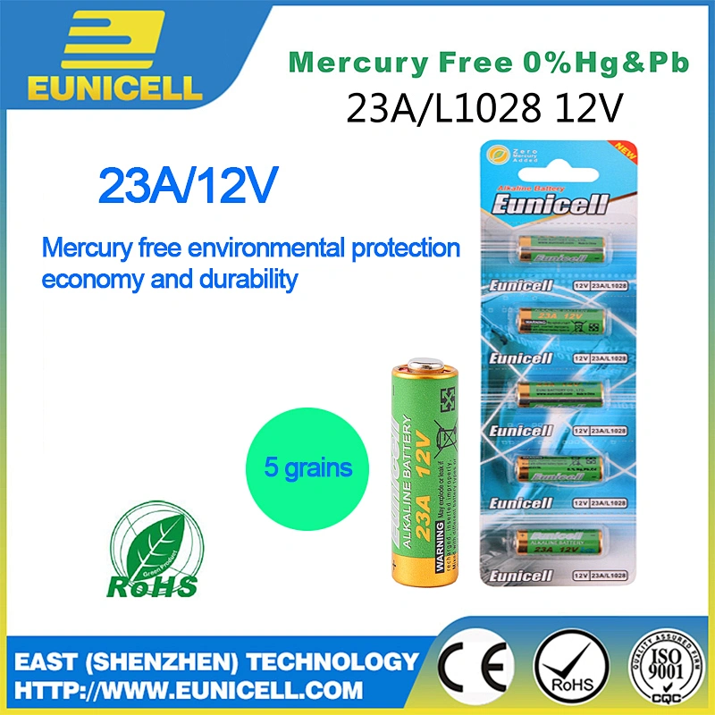 Supermanufacturer Price Alkaline 12V 23A A23 L1028 Dry Battery Applicable to Door Bell Anti-theft Device