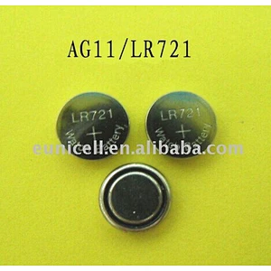 AG11/ L721/ LR58 Alkaline manganese button cell battery AG/LR series