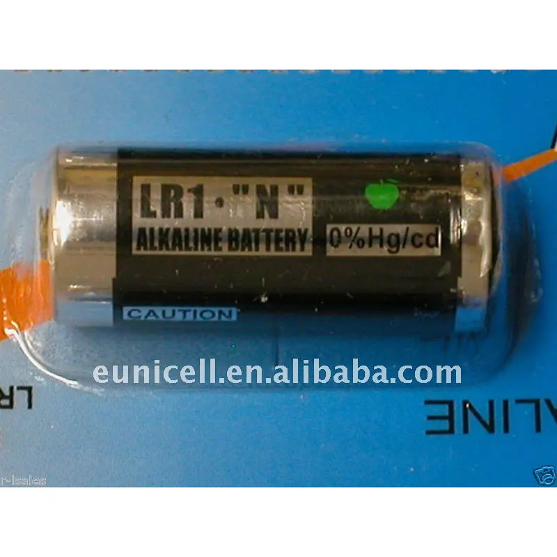 LR1 1.5v Alkaline Battery Size N Dry Battery Retail package