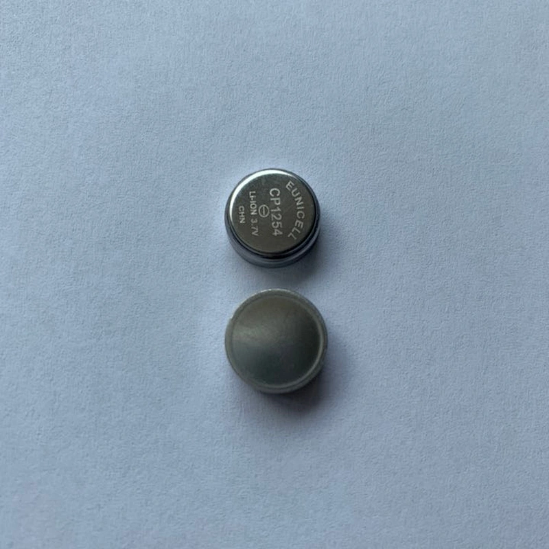 CP1254 3.7V Rechargeable Coin Cell Lithium Li Ion Battery