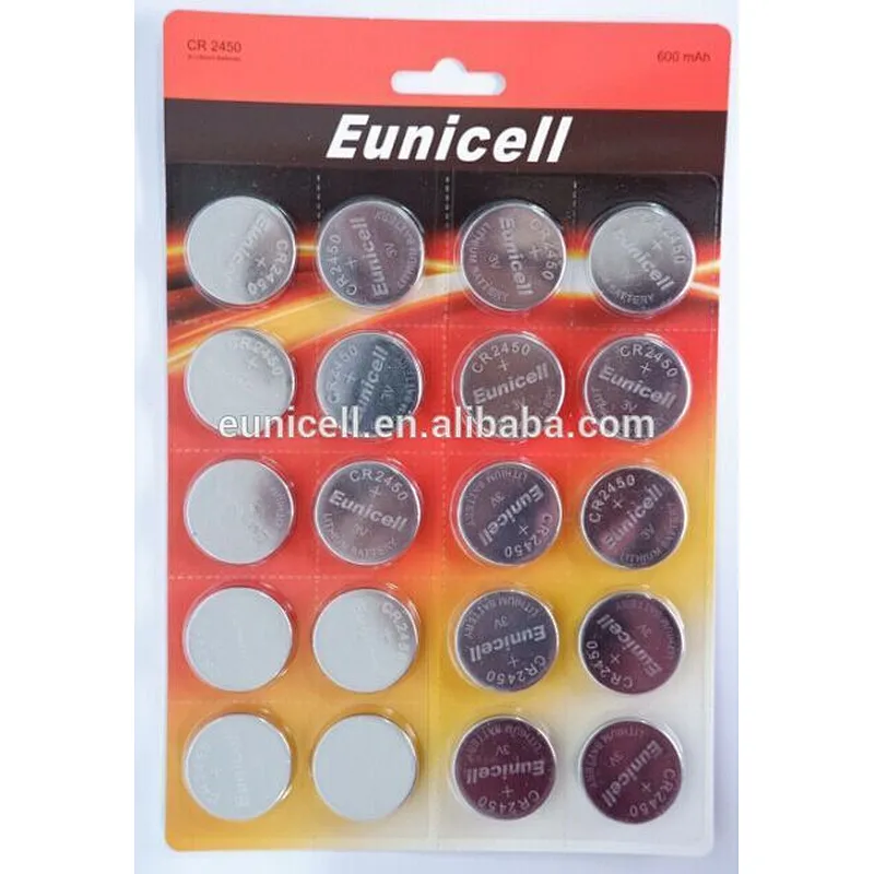 CR2450-1HF CR2450 Lithium Button Coin Cell Battery 3V