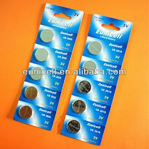 3v coin cell battery CR2032 CR1616 CR1632 from Eunicell brand (5 pack)