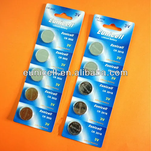 3v coin cell battery CR2032 CR1616 CR1632 from Eunicell brand (5 pack)