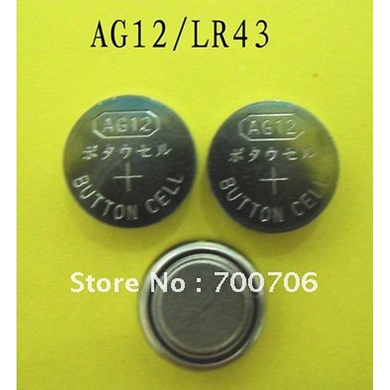 386 301 button cell battery SR43 AG12 1.55v silver oxide watch battery
