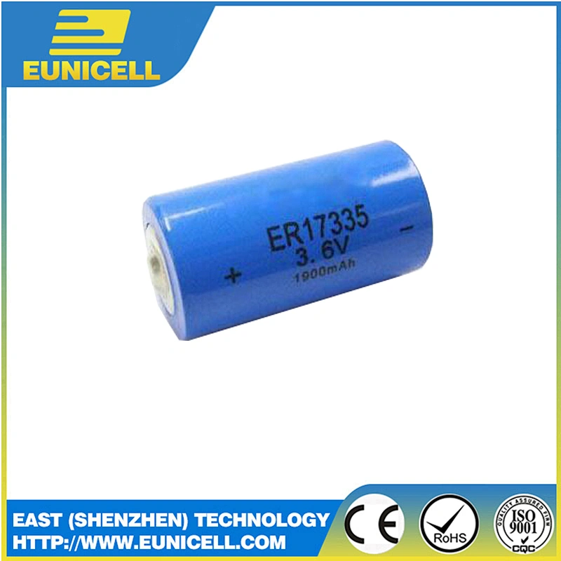 lithium battery ICR18350 18350 Eunciell rechargeable batteries with tabs