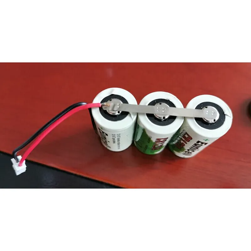 Assembled battery CR123A battery with tabs 3 pcs solder together battery pack
