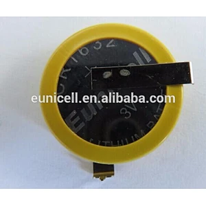 cr1632 solder tabs battery 3v coin cell battery cr2032 cr1616 cr1632