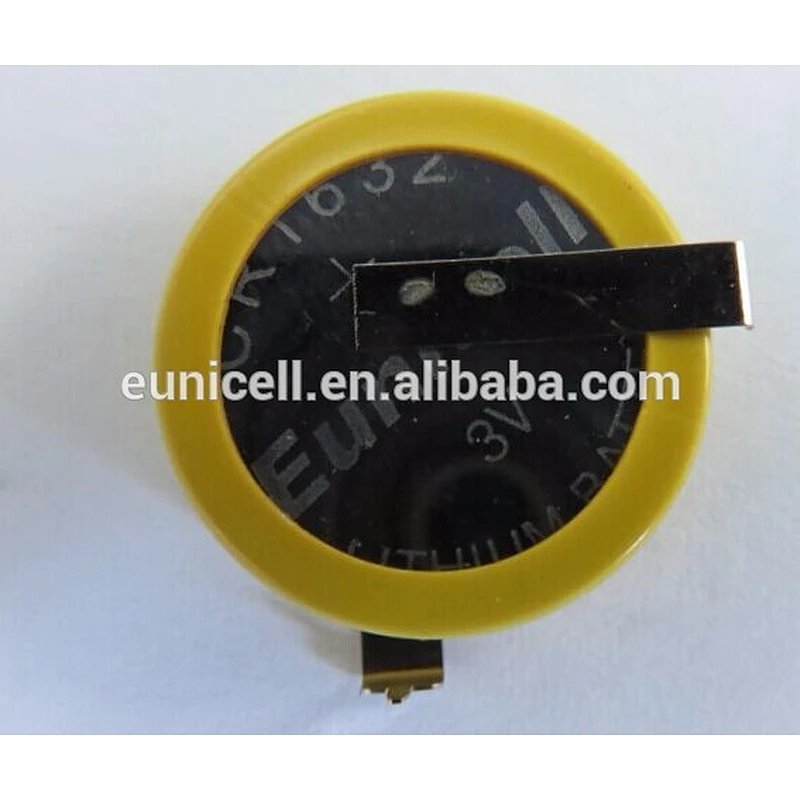 cr1632 solder tabs battery 3v coin cell battery cr2032 cr1616 cr1632