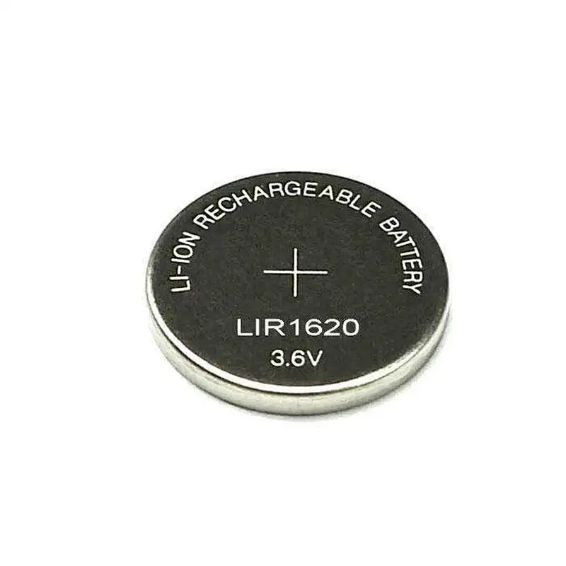 CR1632 rechargeable battery Lir1632 3.6v lithium ion button cell battery