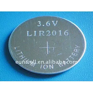 Pins battery LIR2016 Rechargeable coin cells