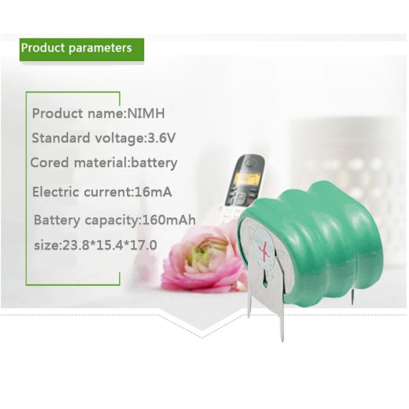 1.2v 40mah nimh button cell rechargeable battery for mobile phone drone scooter
