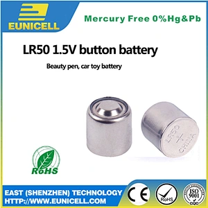 LR50 Alkaline Zn/MnO2 1.5VLithium  625A lr9 button cell batteryEunicell LR50