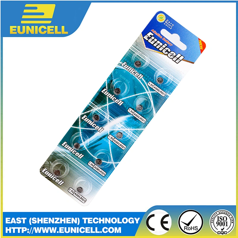 Eunicell 1.5V Alkaline button cell AG0 LR521 batteries