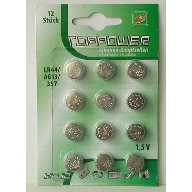 Mercury Free AG13 AG12 AG10 AG4 AG3 AG1 Watch Battery 1.5v alkaline button cell