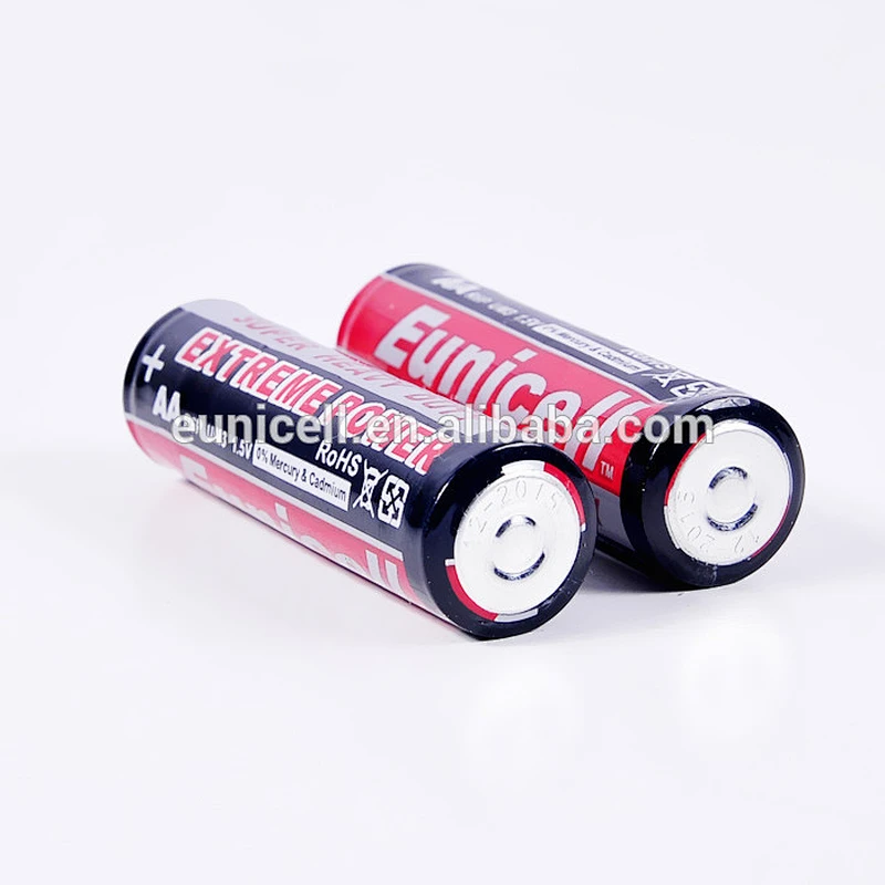 Eunicell R6P AA SUM-3 1.5V Zinc Carbon Dry Cell Battery For Flashlight