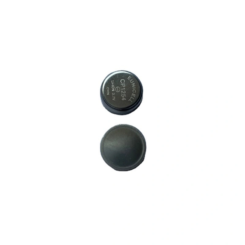 3.7V  cp1254 a2 lir1254 bluetooth battery Rechargeable Coin Cell Lithium Li Ion Battery