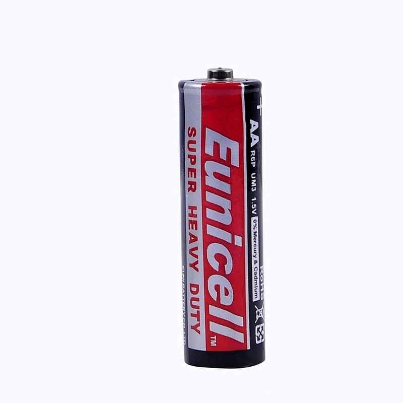 Eunicell manufacturer 1.5V AA R6 UM3 Carbon Zinc Battery from alibaba.com