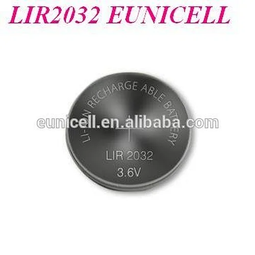 3.6V Rechargeable lithium CR2032 CR2025 CR2016 battery
