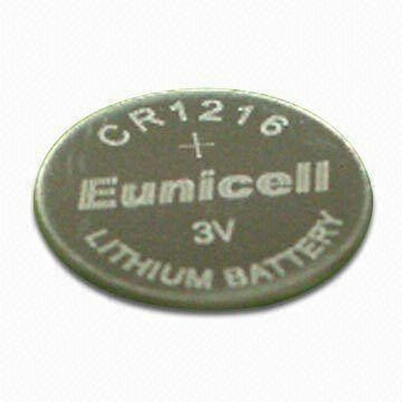 CR1216 battery 3v Lithium button cell batteries CR1216(Eunicell brand)