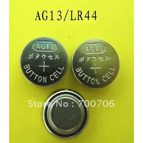1.5v AG13 Alkaline Button Cell Battery LR44 A76 SR44W 357 303for car keys watches toys