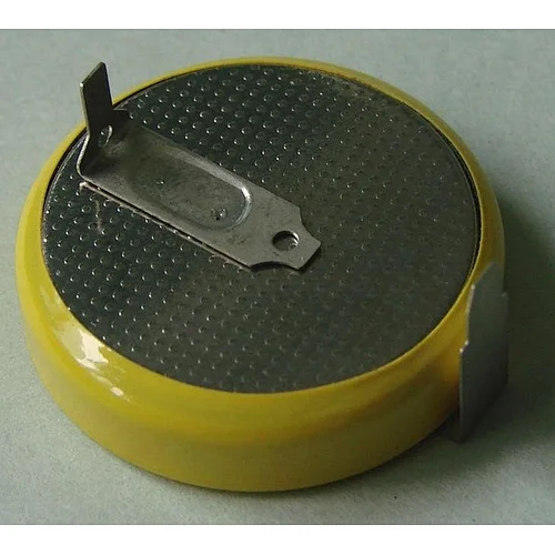 lithium battery CR2450H1A battery with welding tab PCB mounting clips