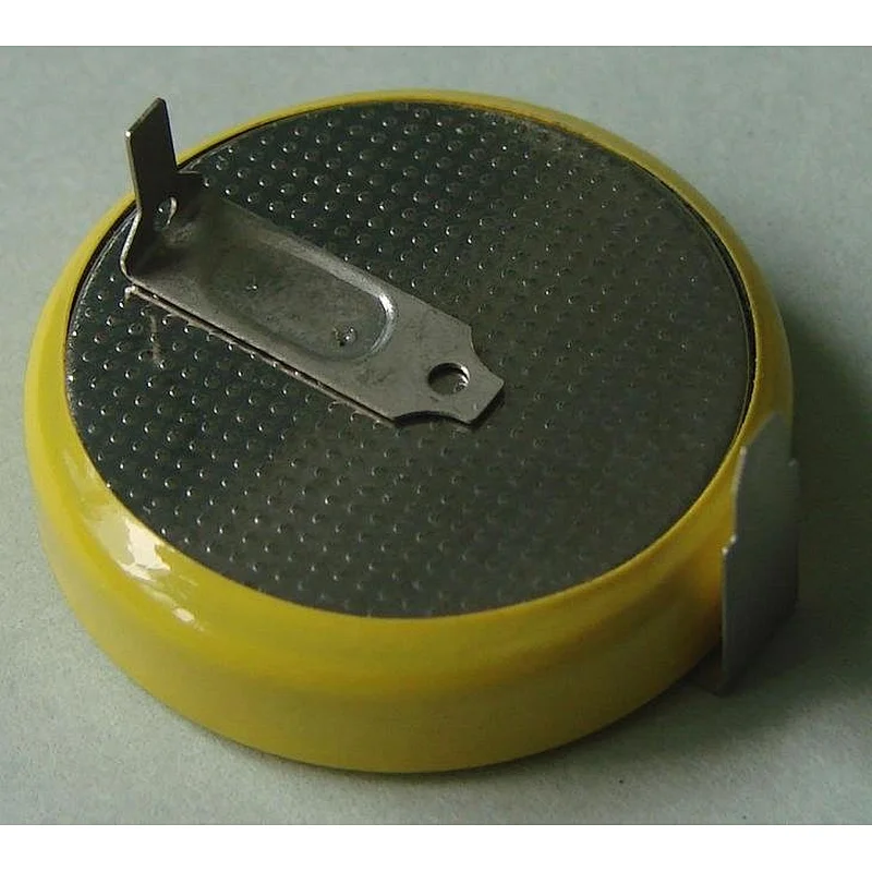 lithium battery CR2450H1A battery with welding tab PCB mounting clips