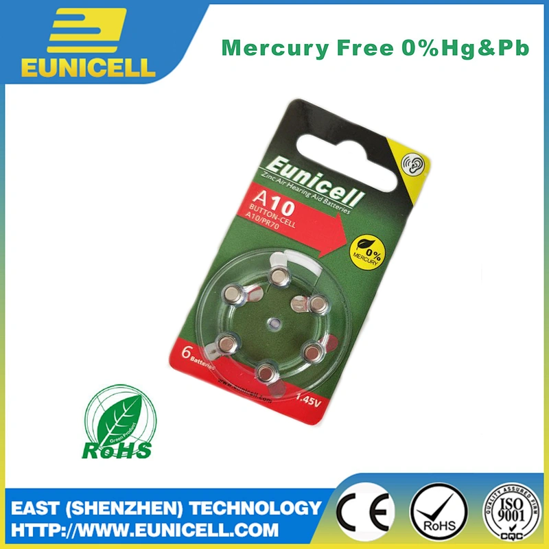 Hearing Aid Battery A10 Long Lasting Performance 10A/PR536/PR70