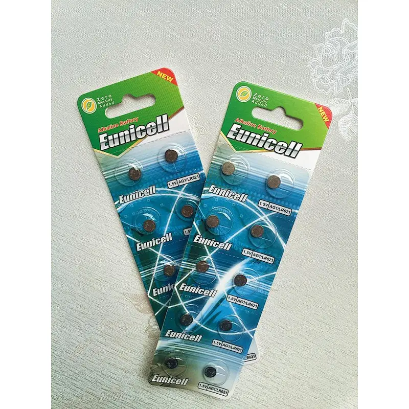 AG1 battery alkaline button cell battery LR621 AG1(Eunicell brand)