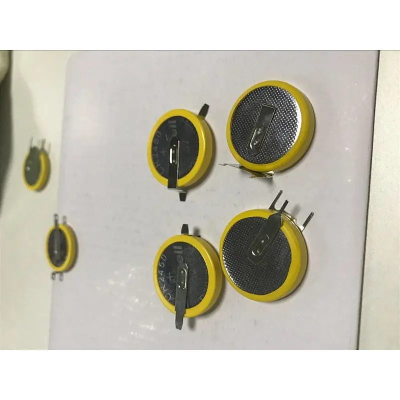 cr2032 3v Li-Mn button cell batteries cr2032/DL2032/LIR2032 battery with solder tabs/lead wire