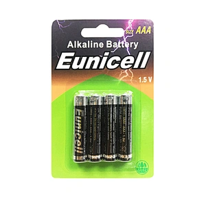 Mercury Free 1.5v aaa am4 lr03 China Alkaline Dry Cell Battery