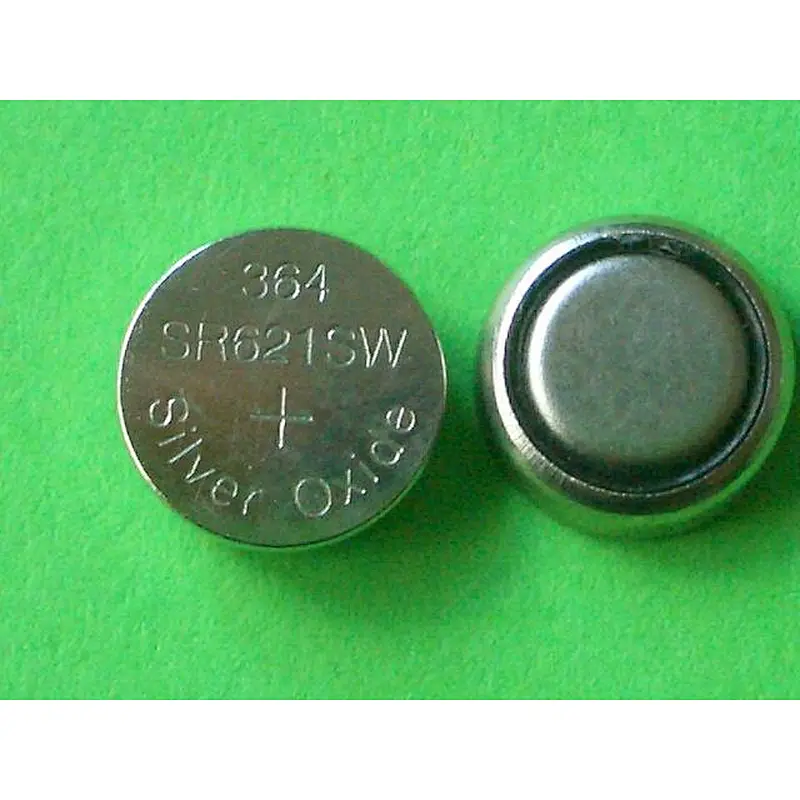 AG1 LR60 LR621 SR60 SR621 SR621SW 364 1.55v silver oxide button cell watch batteries