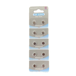 1.55V SR626SW SR621SW 364  377 silver oxide button cell battery for watches