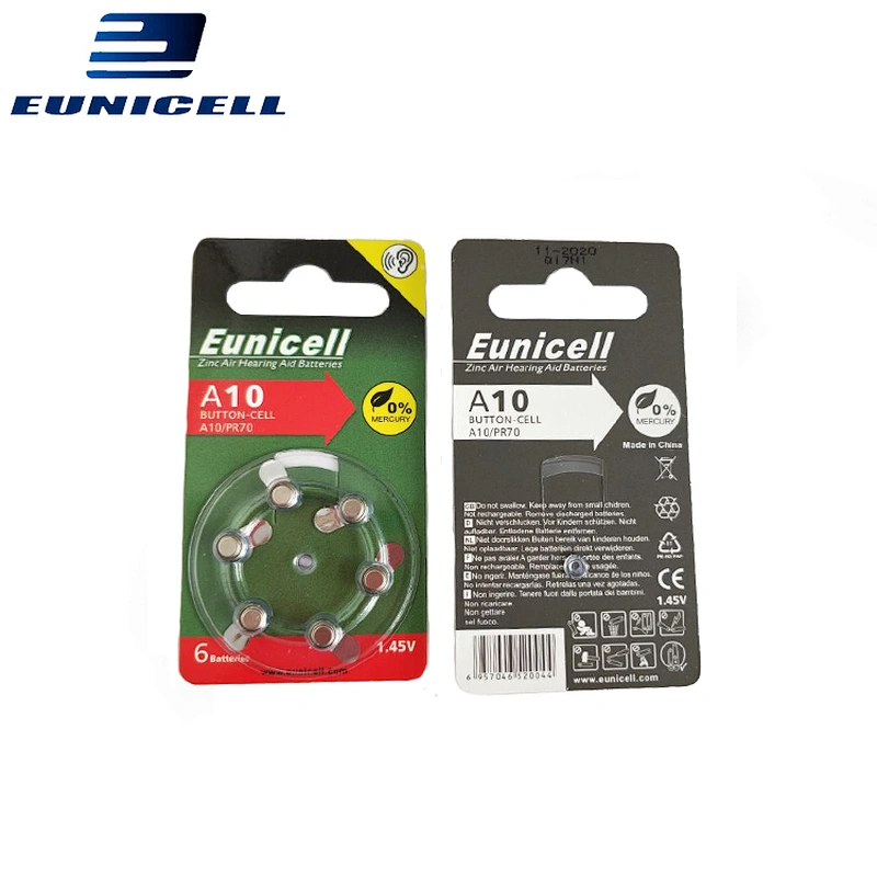 Button Battery A312 PR41 1.4V Zinc Air Hearing Aid A10/A13/A675 Battery